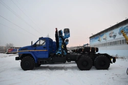 Special Tractor Truck with Crane Manipulator, Ural 55571 Models
