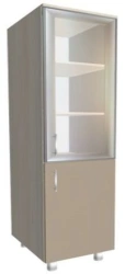 Two-Level Glass Door Cabinet KSSHm 1-04
