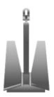 High Holding Power Anchor PDS, Weight: 125-15000 kg, TU 6411-001-03149576-2013