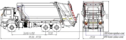 Rear-Loading Garbage Truck Model MK-4544-20