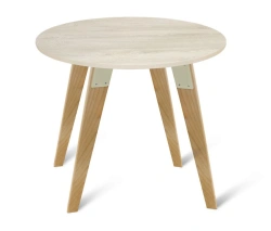 Cozy Sheffilton Dining Table with White Oak Laminate, Model SHT-TU16/80