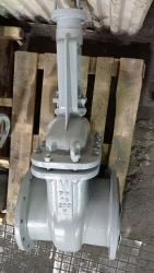 Steel Wedge Gate Valve with Extendable Spindle for Drive PN 1.6 MPa DN 200