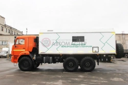 Non-Destructive Testing Laboratory Modification 578237 on KAMAZ-43118 Chassis