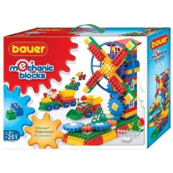 Bauer Mechanic Blocks Children's Developmental Toy Set "Mill" 251 Pieces, Art. 187