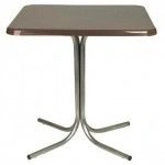 Rectangular Dining Table with Metal Support