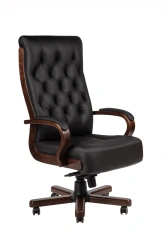 LORD Wooden Frame Chair with Textile Upholstery