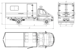 Special Purpose Heavy-Duty Truck with Dual-Fuel Engine Model 3008AN-1/3008AN-2