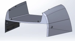 Fiberglass Mask Helmet for Tram Car Exteriors and Interiors - Model 71-411.10.21.070