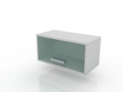 Wall-Mounted Module with Doors and Shelves, Model 104-002-2 C, 600x300x400mm