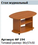 Formula Coffee Table, Model FR 194