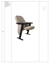 Conference Chair "Sputnik", 535*690*940 mm, Seat Cushion Thickness 100 mm