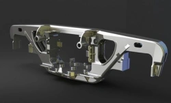 Side Frame for Freight Train Carriage 9896-10.20.00.000SB with Side Frame 9896-10.20.00.001