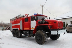 Fire Tanker AC-6.0-70 (4320) 6YN32 Model 6Y133W on Ural-4320-4951 Chassis