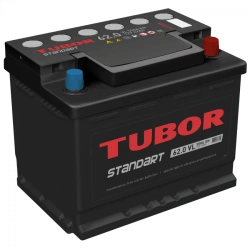 TUBOR STANDART Lead-Acid Starting Battery 6СТ-62.1(0) VL