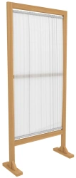 Medical Folding Screen One-Section SHRD-1 from LABROMED-3 Hospital Furniture Set