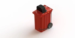 Mobile Waste Container 360L Model Art.28.C82.H (20.806.40.PE; 21.055.40.PE.T)