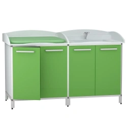 Medical Changing Table with ABS Plastic Top, Model DM-1-111-17.K2.F1