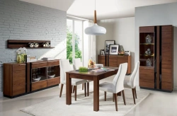 Custom Wooden Dining and Living Room Set by Edelwood