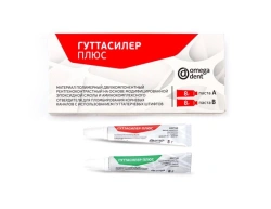 Dual-component polymer material for X-ray contrast, modified epoxy resin, and amino complex hardener