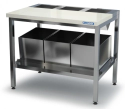 Commercial Food Preparation Table with Polypropylene Top