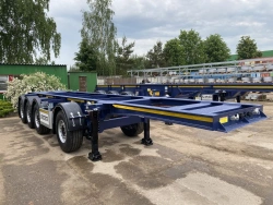 Four-Axle Container Transport Semi-Trailer PN-41N with BPW Axle Assembly