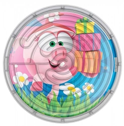 Double-sided Labyrinth Game - Smeshariki: Sports Competitions