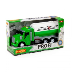 Profi Inertia Fuel Truck Toy with Sound and Light (Green) - Model 86471