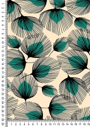 Melange Knit Fabric (Cotton 60%, Polyester 36%, PU 4%) for Apparel