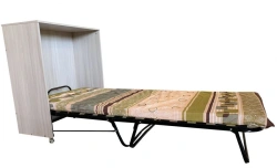 Foldable Bed "Garda" with Mattress and Wheels