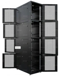 Multi-level Server Cabinet for Distribution and Active Equipment - NTSS-CoPC44U/4/60107PD/PD-BL