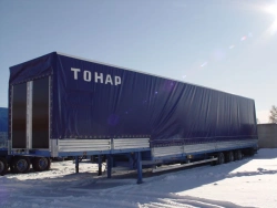 Tent Semi-Trailer Tonar 974612 for International Transport