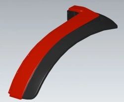 Left Wing for Motor Vehicle Body - SD.82MUP-11.31.01.01