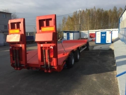 Heavy-Duty Car Trailer for Construction and Oversized Loads 836931