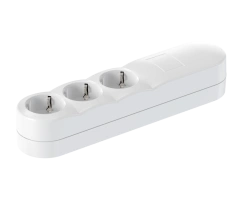 Caduceus Aling Extension Socket 3x16A 3.6kW 250V White, Art. 443.0