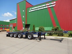Four-Axle Container Semi-Trailer Model PF-41N with BPW HSFALM 9010-15 Axle