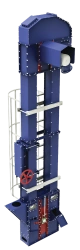 Industrial Grain Bucket Elevator for Vertical Transporting up to 50 Meters NPZ Type