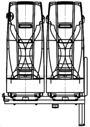 Two-Seater Seat A67R42.6840012-20