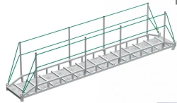 Aluminum Access Ramp for Easy Access to Vessels and Structures
