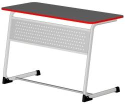 Adjustable Two-Seat Student Desk for Grades 5-7