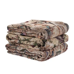 Elegant Tapestry Bedspread - Decorative Coverlet