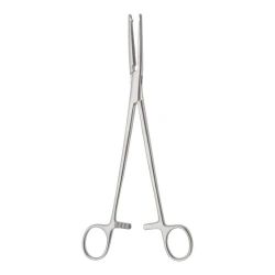 TZ-01-270-22 Straight Rigid Clamp for Vaginal Surgery, 220 mm