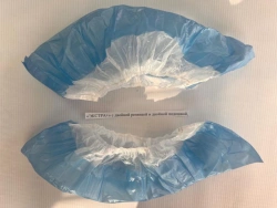 Extra+ Non-Sterile Medical Shoe Covers with Double Rubber and Double Sole, 500 Pairs