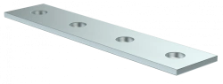 Connection Plate with 4 Holes for STRUT Profile HDZ IEK CLM50D-PSS-185-40-HDZ