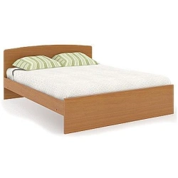 Double Bed with Metal Frame and Headboard AF1