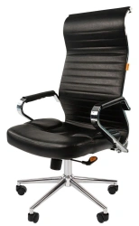 Leather Upholstered Chair with Metal Frame - CHAIRMAN 700