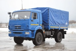 KAMAZ-43501-G5 Cargo Truck for Transporting Goods and Trailers