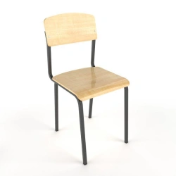 Student Chair with Four Legs