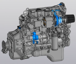 Marine Engine DS53409 with Modifications and Specifications