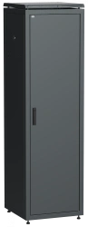 19" Network Cabinet LINEA N 38U 600x800 mm Metal Front Door Black LN05-38U68-M