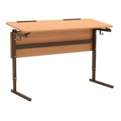 Asymmetrical Right Desk with Unique Tabletop Design